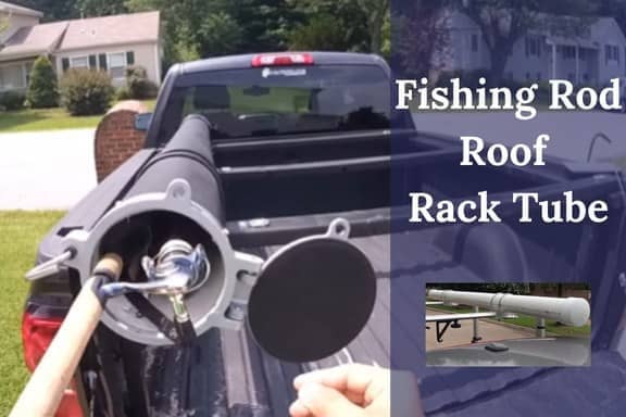Fishing rod roof rack tube